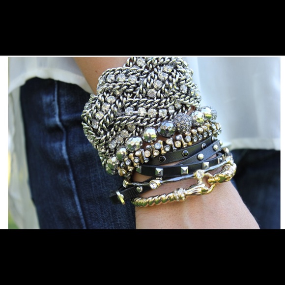 Stella and Dot Petra braided bracelet and earrings - Picture 4 of 8